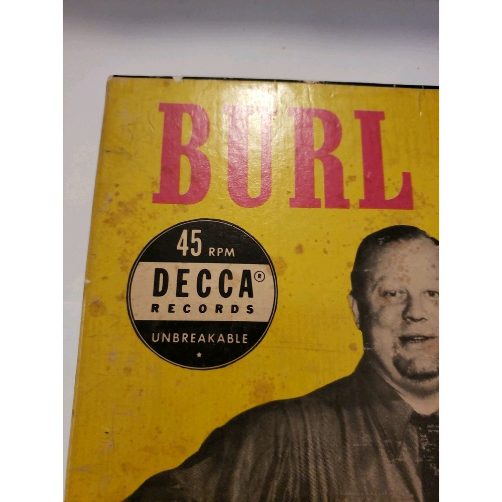 Vintage Burl Ives Collection of Ballads Folk Songs 3 Decca 78 Records 1945 C-6 - Picture 2 of 12